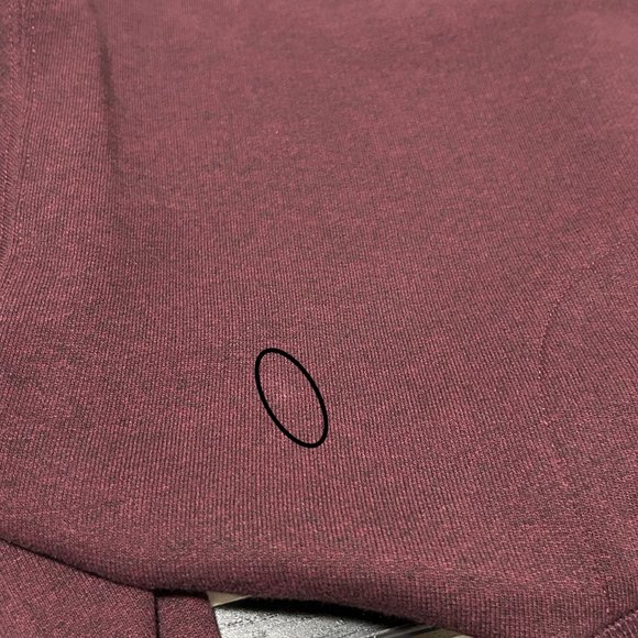 Untuckit Mens Corral 1/4 Zip Pullover Sweater Size L Bordeaux Maroon Mock Neck - Picture 10 of 11